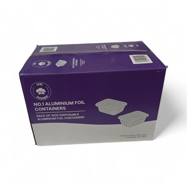 Love Takeaway No1 Foil Container - Image 2