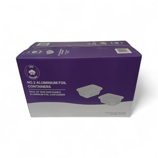 Love Takeaway No2 Foil Container - Image 2
