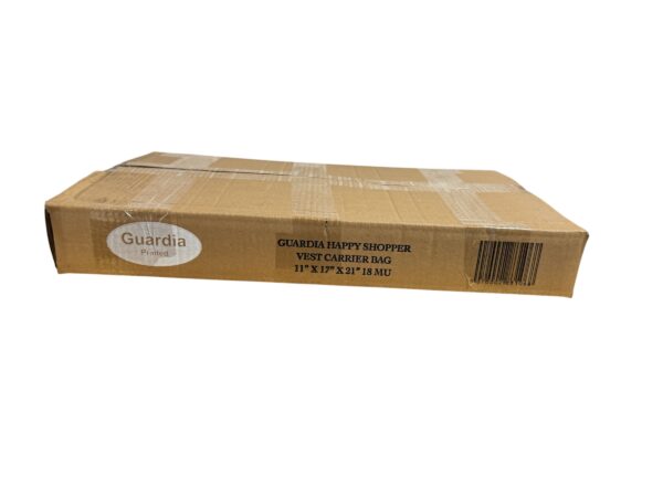 Guardia Happy Shopper carrier bags (11”x17”x21”) 18mu 700pcs - Image 3
