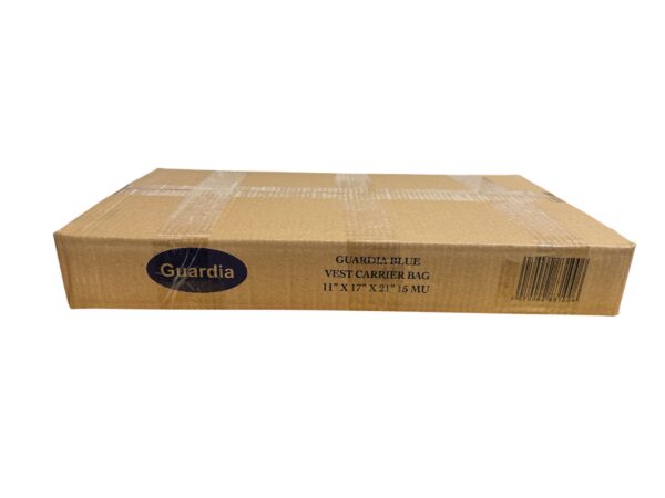 Guardia Blue carrier bags (11”x17”x21”) 15mu 700pcs - Image 3