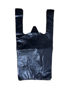 Nova Black carrier bags (8”x12”x17.5”) 16mu 1,350 pcs