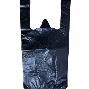 Nova Black carrier bags (8”x12”x17.5”) 16mu 1,350 pcs