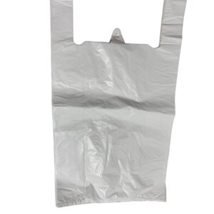 Secura White carrier bags (13”x18”x23”) 18mu 700pcs