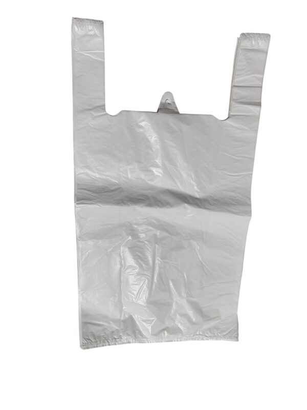 Secura White carrier bags (13”x18”x23”) 18mu 700pcs