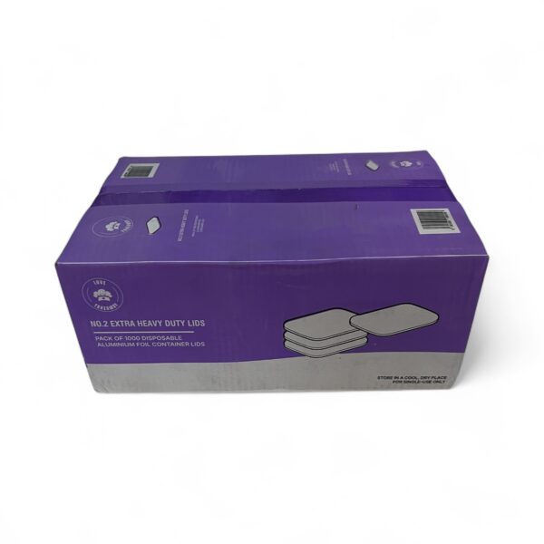 Love Takeaway No2 Foil Container Heavy Duty Lids - Image 2